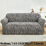 Elastinis Sofa Apdangalas Su Sijonu Baldų Apsauga, Vidutinis