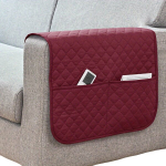 Neper&scaron;lampamas sofos porankio uždangalas su ki&scaron;ene &scaron;unims.,  1# Raudonasis vynas