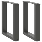Kavos staliuko kojelės, u formos, 2 vnt., 28x(42-43)cm