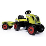 Vaiki&scaron;kas minamas traktorius su priekaba Smoby Claas Arion 400, žalias