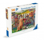 Ravensburger dėlionė 500 detalių: mieli &scaron;unys sode