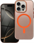 Telefono dėklas Simply Case Iphone 16 auksinis/oranžinis