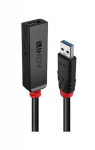 Lindy 43401 USB prailginimo kabelis 5m, 5Gbps, USB A vyras / USB C moteris, maitinimo adapterio kabelis įtrauktas