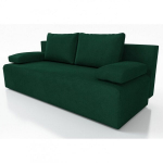 Sofa-lova Zoya, žalia, pliu&scaron;as