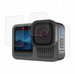 Apsauginis skydas, grūdintas objektyvo stiklas, 2x ekranas, skirtas GoPro HERO 13 Black