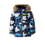 Huppa Berniukų striukė VIRGO, navy pattern, 74
