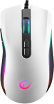 Rampage Smx-r44v2 žaidimų pelė, 12800 Dpi, Rgb Led, 1000 Hz, Huano, balta