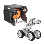 Nuotekų vamzdžių tikrinimo robotas 60 m kamera