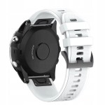 "Best Accessories" Laikrodžio dirželis G. Fenix ​​5 / 6 / 7 / 8 47mm Instinct 1 2 Epix 1 2 47mm 955 965 baltas