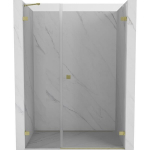 Du&scaron;o durys Mexen Lunar-B, de&scaron;inė, 120 cm, transparent/brushed gold