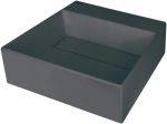 Granitinis praustuvas Deante Correo, 40x40 cm, CQR_TU4M, Anthracite metallic
