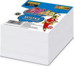 Baltas biuro bloknotas 85x85mm, 400 lapelių