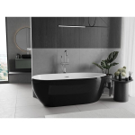 Vonia Mexen Eos, 150 x 75 cm, White/Black + Chrome persipylimas