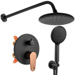 Potinkinis du&scaron;o komplektas REA Mild, Black/Rose Gold, + Box
