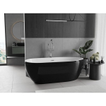 Vonia Mexen Eos, 170 x 75 cm, White/Black + Chrome persipylimas