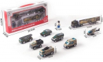 Metaliniai automobiliai 1:64 su kariuomenės figūrėle