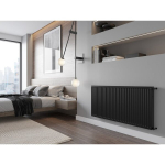 Radiatorius Mexen C21, 400 x 800 mm, &scaron;oninio pajungimo, 741 W, juodas