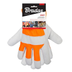 Apsauginės darbo pir&scaron;tinės Bradas AVERT, odinės, su 3M THINSULATE pamu&scaron;alu, 10,5 dydis, 6 vnt.
