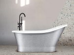 Vonia Besco Gloria Glam Silver, 150 x 66 cm, su klik-klak chrome