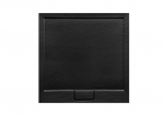 Kvadratinis du&scaron;o padėklas Besco Axim UltraSlim Stone Effect New, 80 x 80 x 4,5 cm