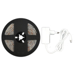 Eko-Light LED juosta, 3 m, su maitinimo bloku, IP65, 3000K, EKZ0892, balta