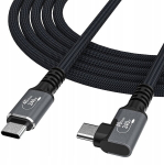 Wozinsky Usb-c Thunderbolt 4 240w 2m kampas, juodas