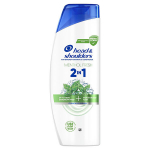 &Scaron;ampūnas ir kondicionierius Head & Shoulders Menthol Fresh 2in1 nuo pleiskanų, vėsinantis mentolis, kasdieniam naudojimui