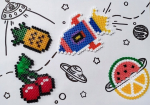 Hama Midi 1000 &scaron;viečiančių žalių karoliukų (5mm) dėlionėms