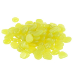 &Scaron;viečiantys fluorescenciniai akmenukai, geltoni, 100 vnt.