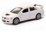 Modelis "mitsubishi Lancer Evolution Viii" 1:34-39 Welly baltas