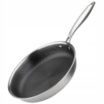 Plieninis keptuvė 28cm su danga "korio" E-7549