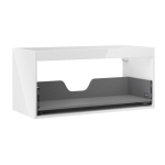 Praustuvo spintelės korpusas Mexen Box-A, 100 cm, 1 stalčius, White glossy
