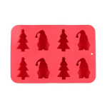 Winteria silikoninė kepimo forma Elfas ir eglė, 17.5x25.5x3 cm