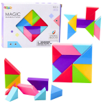 Magnetinių kaladėlių dėlionė Tangram, 9 d.