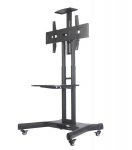 TV laikiklis Neomounts NM-M1700BLACK floor stand for 32-75" screen Max. weight: 50 kg height adjustable - Black