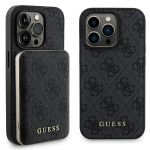 Guess 4g Metal dėklas + Powerbank 5000mah Magsafe Iphone 14 Pro