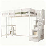 Dviauk&scaron;tė lova su stalčiais, 90x200 cm, medinė