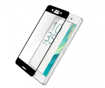 Tellur grūdintas apsauginis stiklas &ndash; pilnas dangtis skirtas Sony Xperia XA1 (juodas)