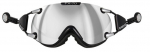 Slidinėjimo akiniai Casco FX-70 Carbonic, juodi/sidabriniai