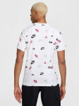 Nike Mar&scaron;kinėliai Vyrams M Nsw Tee 12Mo Aop White HJ0561 100 HJ0561 100/L