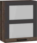 Virtuvinė spintelė Meblocross Korfu KOR-17 - W60-PN, ąžuolo/grafito spalvos