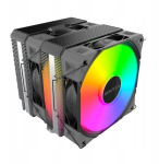 Procesoriaus au&scaron;intuvas Chłodzenie CPU Montech NX600 ARGB Black, chłodzenie CPU