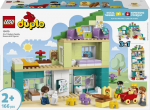 LEGO&reg; DUPLO&reg; Town &bdquo;3 in 1&ldquo; modernus &scaron;eimos namas su figūrėlėmis 10470