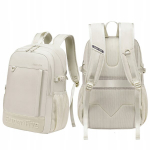 Balta miesto kuprinė &scaron;iuolaikinėms moterims, skirta 15,6" ne&scaron;iojamam kompiuteriui, 18 l talpos, tinkama kelionėms ir kasdienai. SUPER FIVE FB696 White.