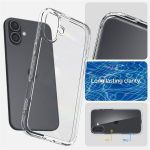 Spigen Ultra Hybrid - Dėklas iPhone 16 (Permatomas)