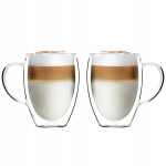 Vialli Design Noa stiklinės su rankena, 360ml, 2 vnt.