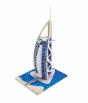 3D medinis galvosūkis, Burž al Arabo, 100 dalių, robotime, JPD460