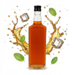 Stiklinė 500ml "whisky" butelis likeriui, vynui, naminiams gėrimams