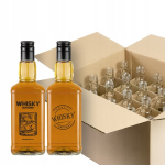 20x Daniels butelki 0,5l suknelės "whisky" su kam&scaron;teliais