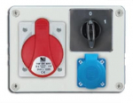 R-box 190 rozdzielnica z gniazdami 32a/5p i 16a/230v, Ip44